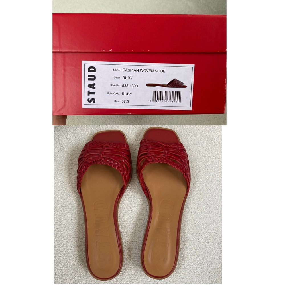 STAUD Caspian Woven Slides